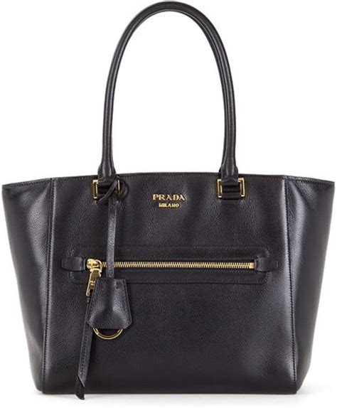 prada twin pocket city satchel large|Amazon.com: Prada Twins Pocket Black Medium Glace Calf .